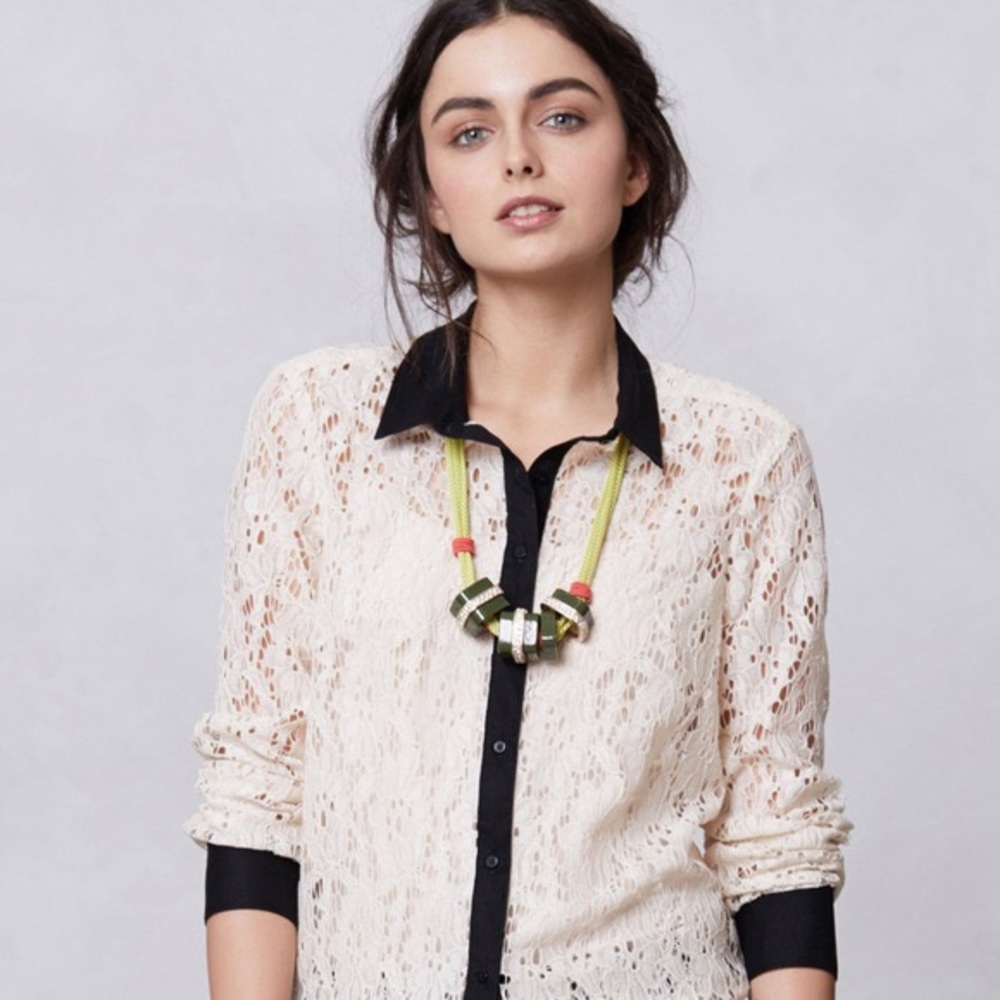 Anthro Vanessa Virginia Gemma Blouse
